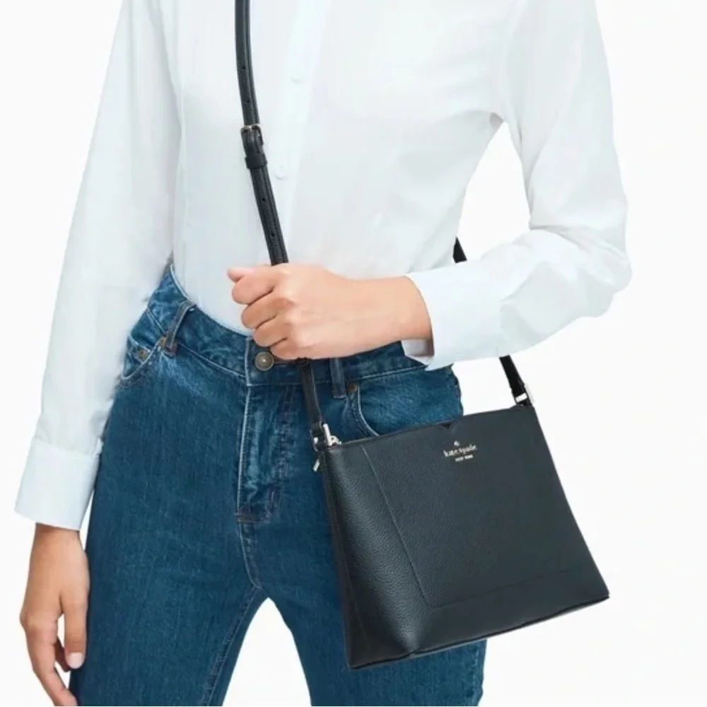 kate spade harlow crossbody bag black NWT